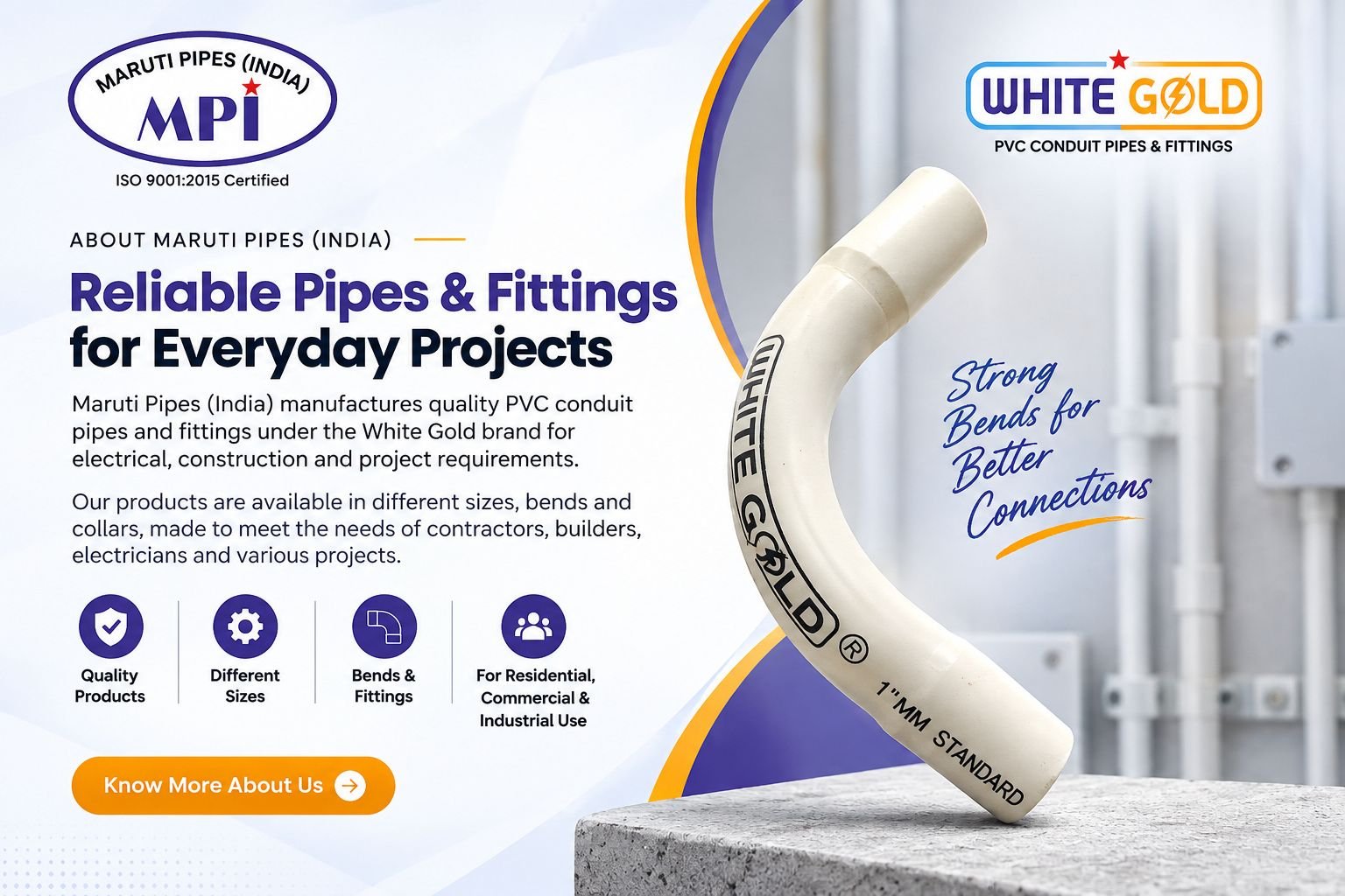 Maruti Pipes India manufacturing facility