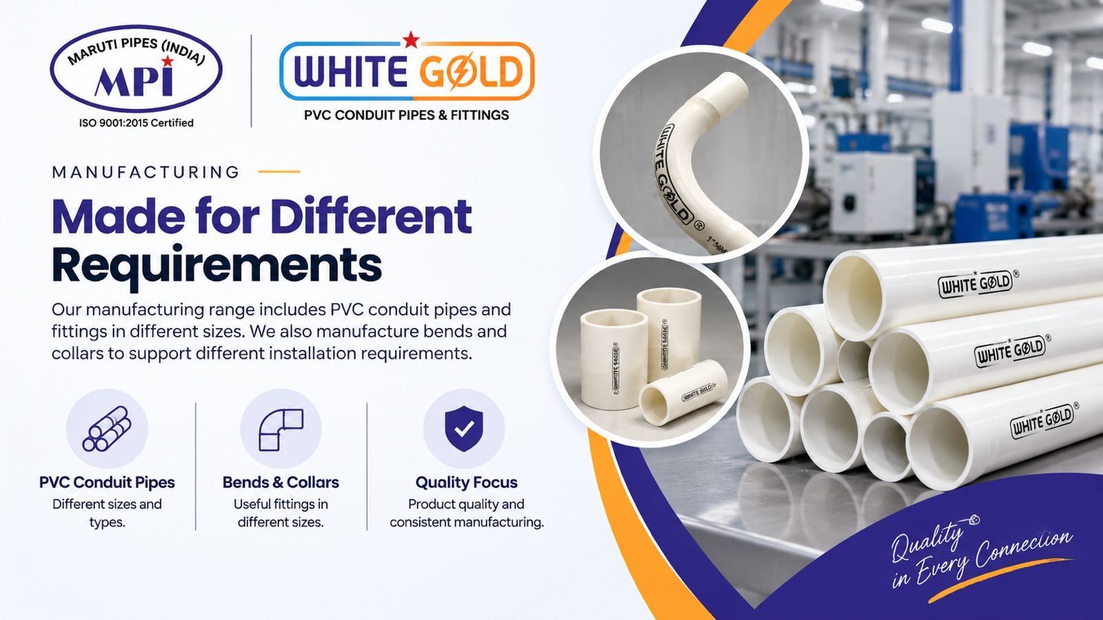 Maruti Pipes India manufacturing capabilities