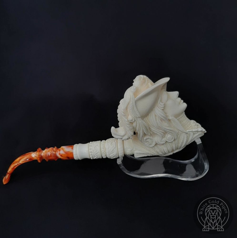 Lady Block Meerschaum Pipe by EMİN BROTHERS